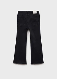 Frayed low-rise skinny jeans