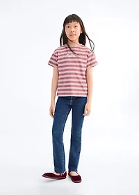Frayed low-rise skinny jeans