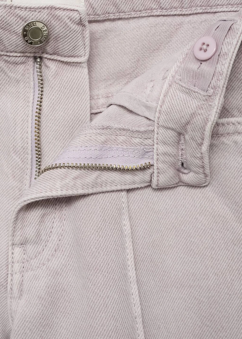 Culotte jeans with seam detail