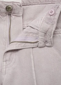 Culotte jeans with seam detail
