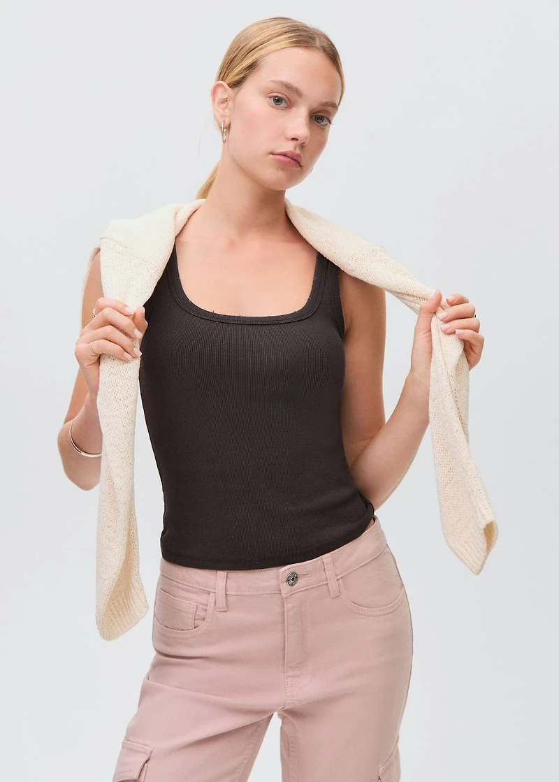 Flared cargo jeans