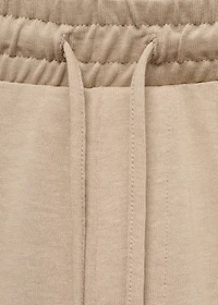 100% cotton bermuda shorts with drawstring