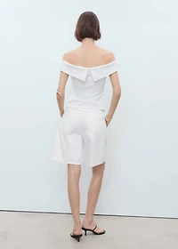 Strapless top