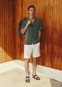 Short sleeve striped shirt