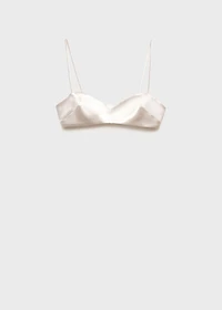 Satin crop top