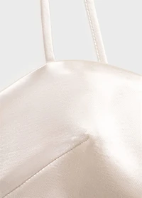 Satin crop top