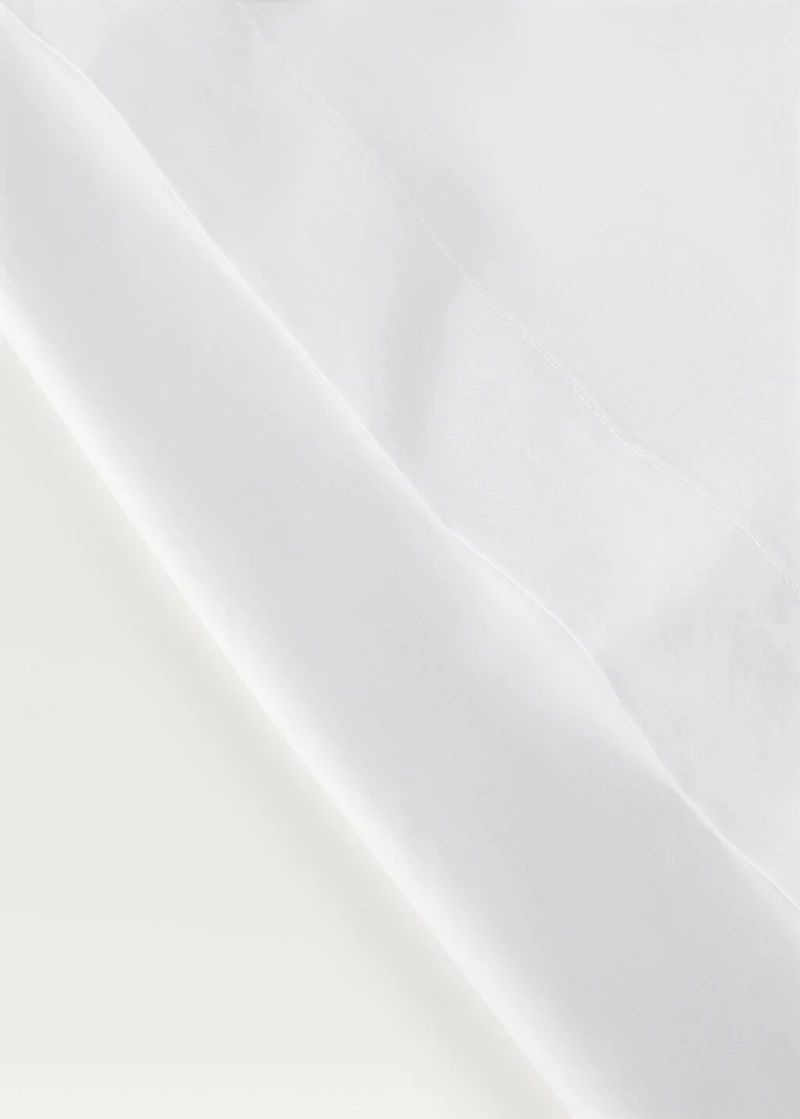 Percale cotton top sheet for cm bed
