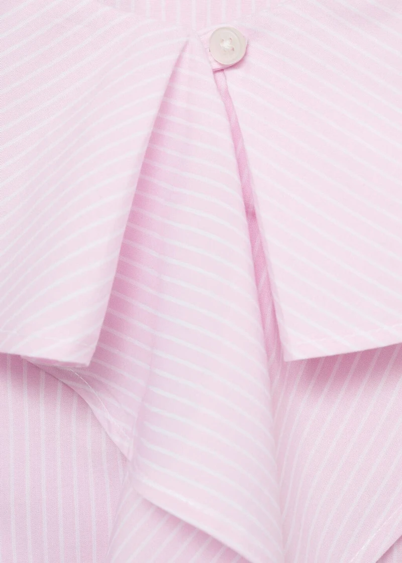 Shirt with ruffle detail