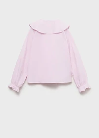 Shirt with ruffle detail