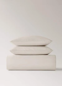 500-thread cotton percale duvet cover for 180/200cm bed