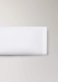 Percale cotton pillowcase 45x110cm