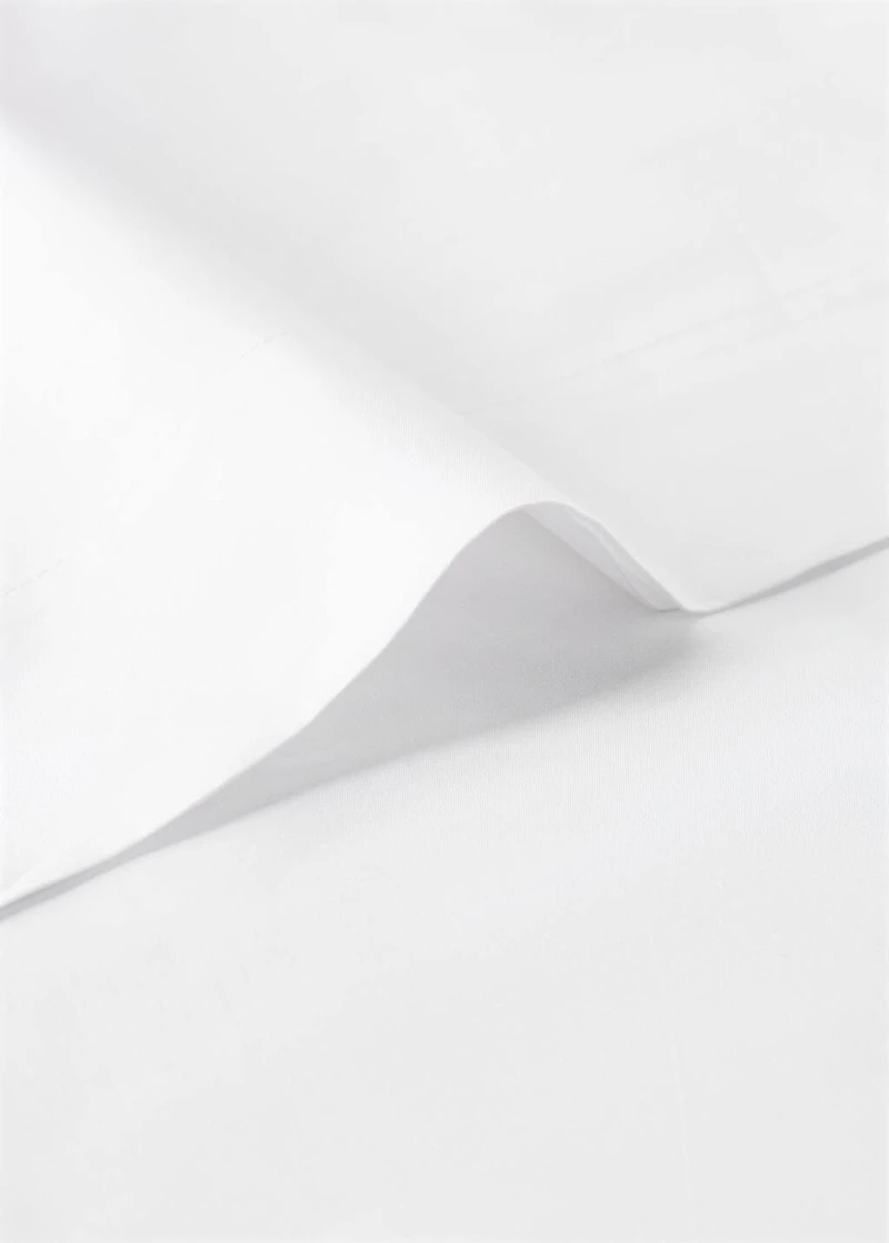 Percale cotton pillowcase 45x110cm