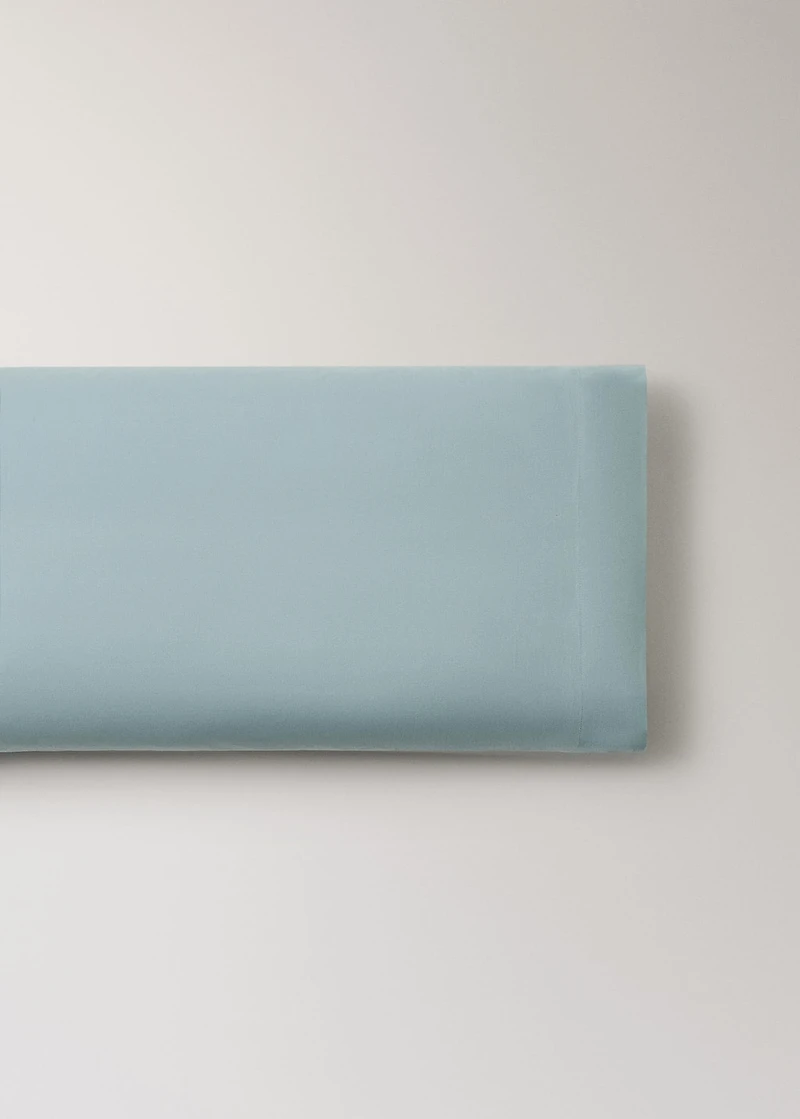 Percale cotton pillowcase 45x110cm