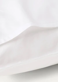 Two 300-thread percale cotton pillowcases 60x60 cm