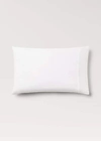 Two 300-thread count cotton percale pillowcases 50x75 cm