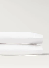 Two 300-thread count cotton percale pillowcases 50x75 cm