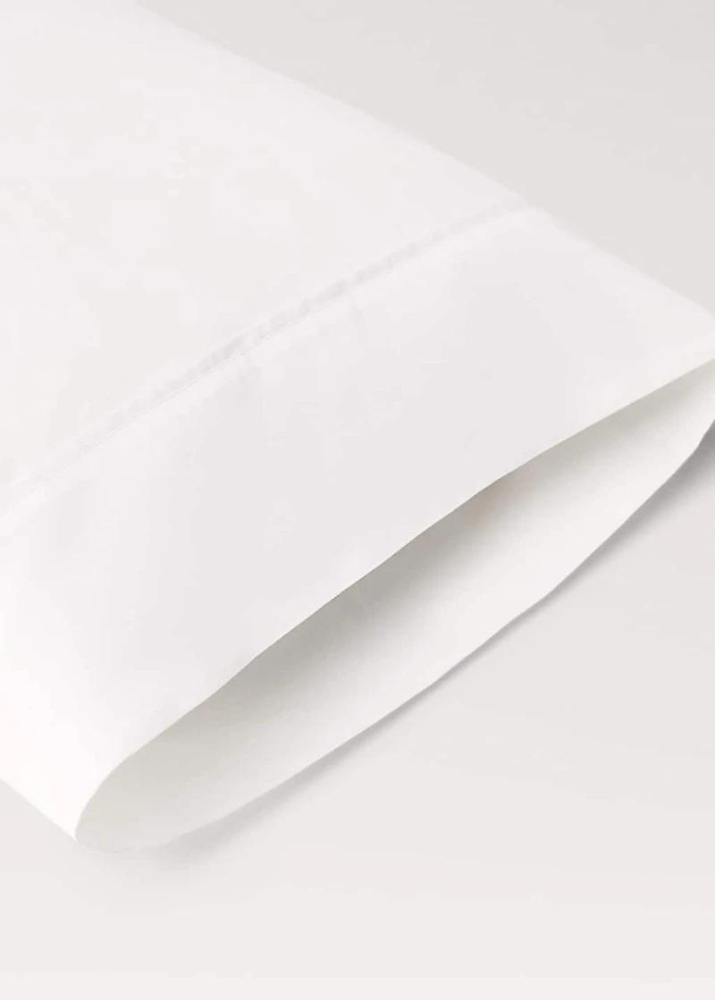 300-thread count cotton percale pillowcase 45x110 cm