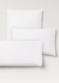 300-thread count cotton percale pillowcase 45x110 cm