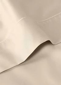600-thread satin cotton top sheet for 180/200 cm bed