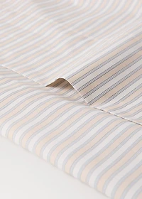 Children's percale cotton top sheet with hedgehog print for cm bed