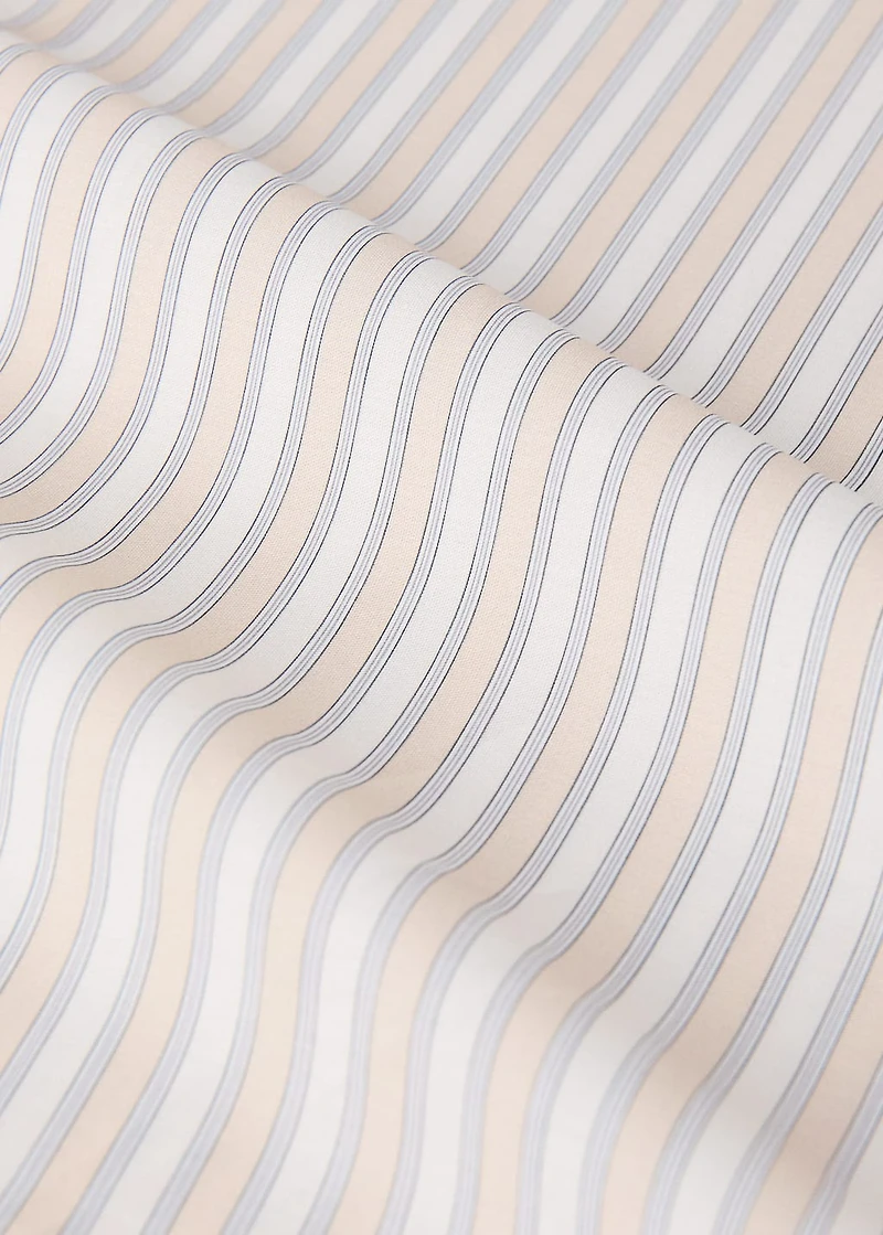 Children's percale cotton top sheet with hedgehog print for cm bed