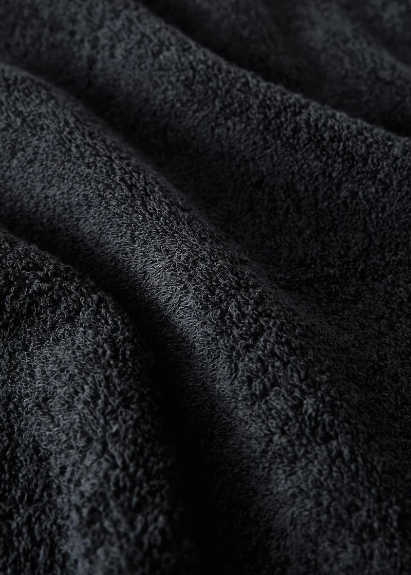 Soft cotton shower towel