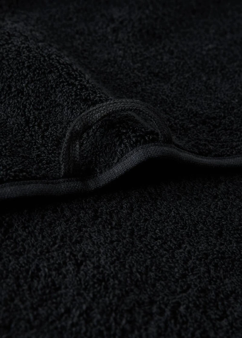 Soft cotton shower towel
