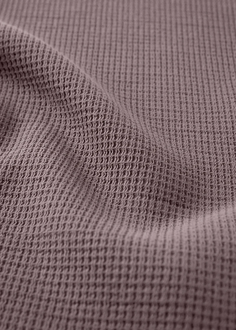 Reversible cotton guest towel