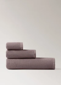 Reversible cotton washbasin towel