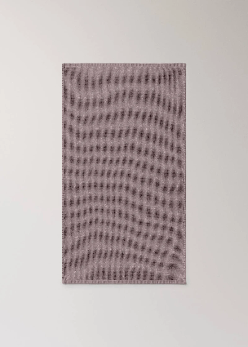 Reversible cotton washbasin towel