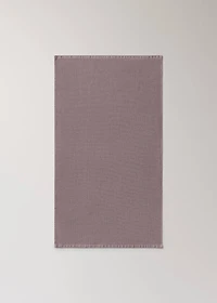 Reversible cotton washbasin towel