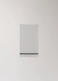 Hand towel with striped trim