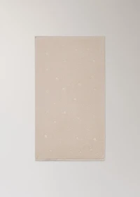 Children's hand towel with fluorescent stars