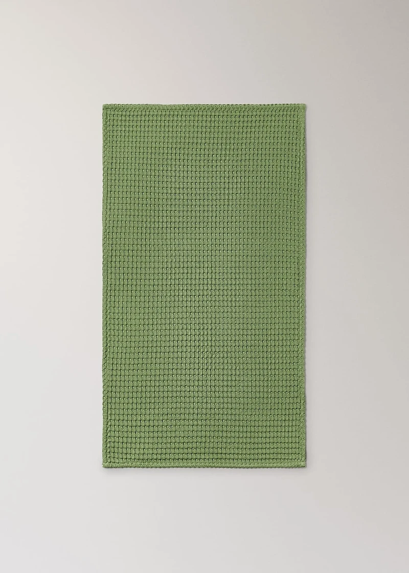 Children's waffle cotton washbasin towel