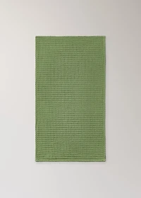Children's waffle cotton washbasin towel
