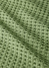 Children's waffle cotton shower towel