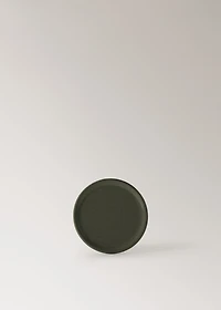 Stoneware coasters with spots