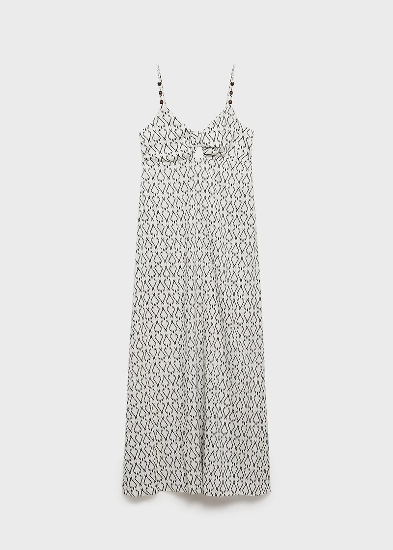 Long printed dress