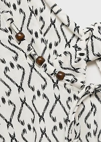 Long printed dress