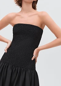 Strapless maxi-dress