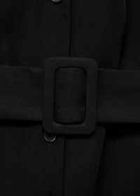 Lyocell dress with belt