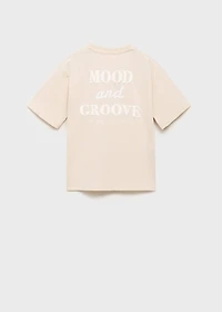 Printed cotton-blend T-shirt