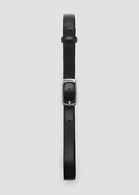 Rectangular buckle belt