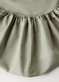 Percale cotton fitted sheet for 200 cm bed