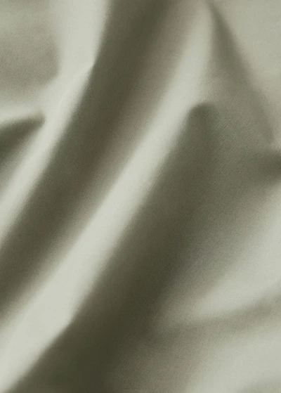 Percale cotton fitted sheet for 200 cm bed