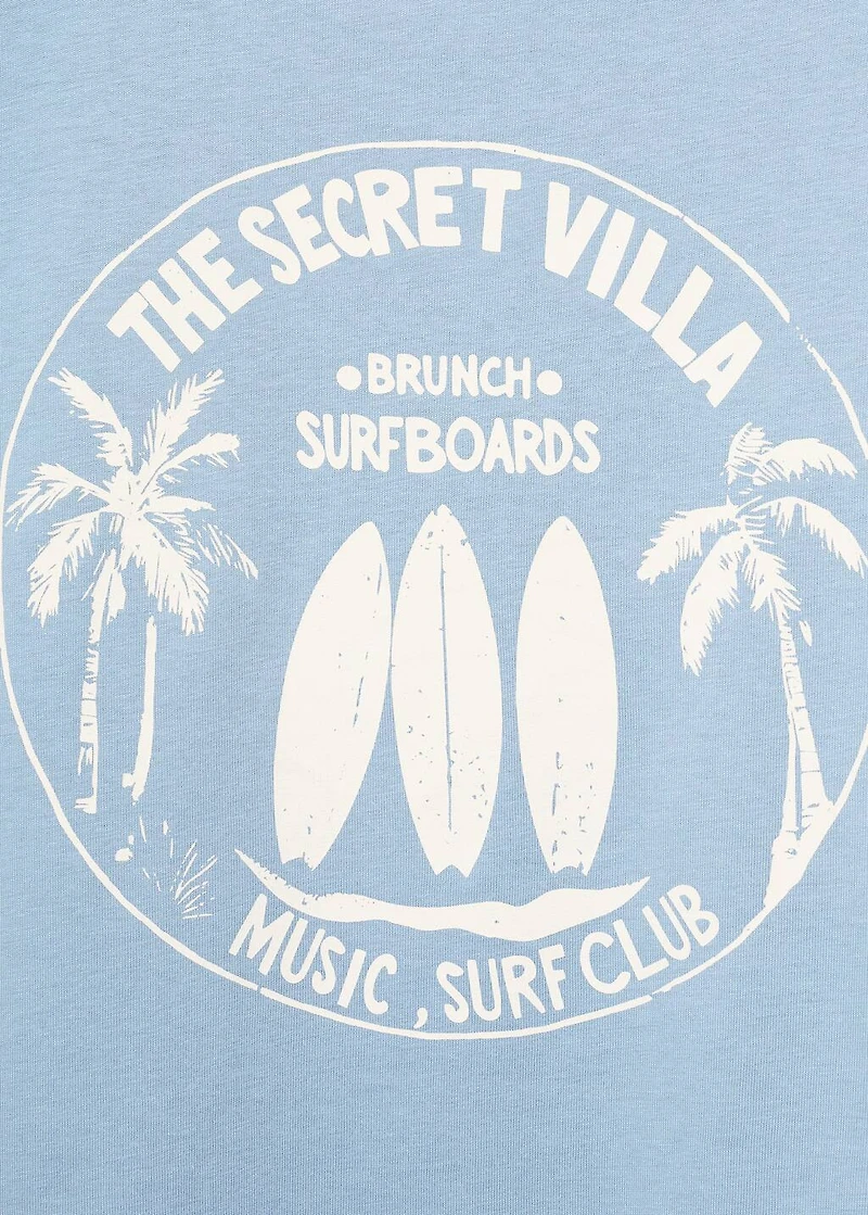 Surf printed t-shirt
