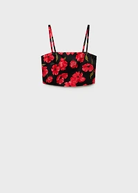 Floral crop top