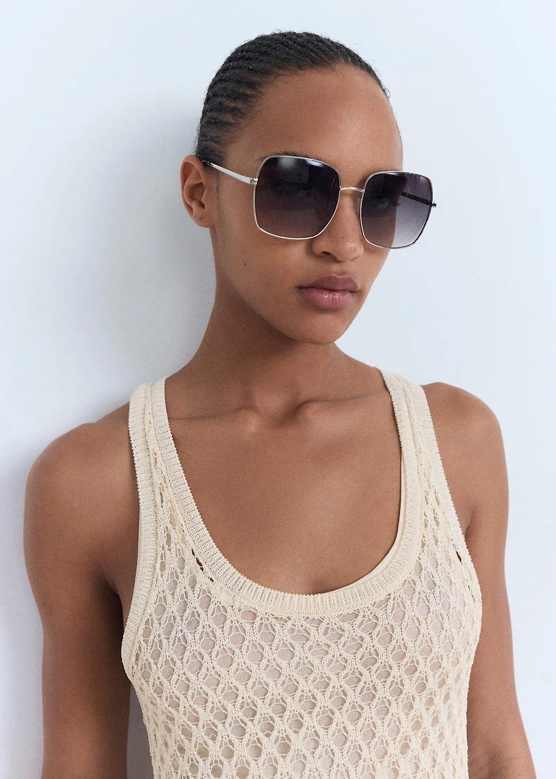Crochet long dress