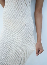 Crochet long dress