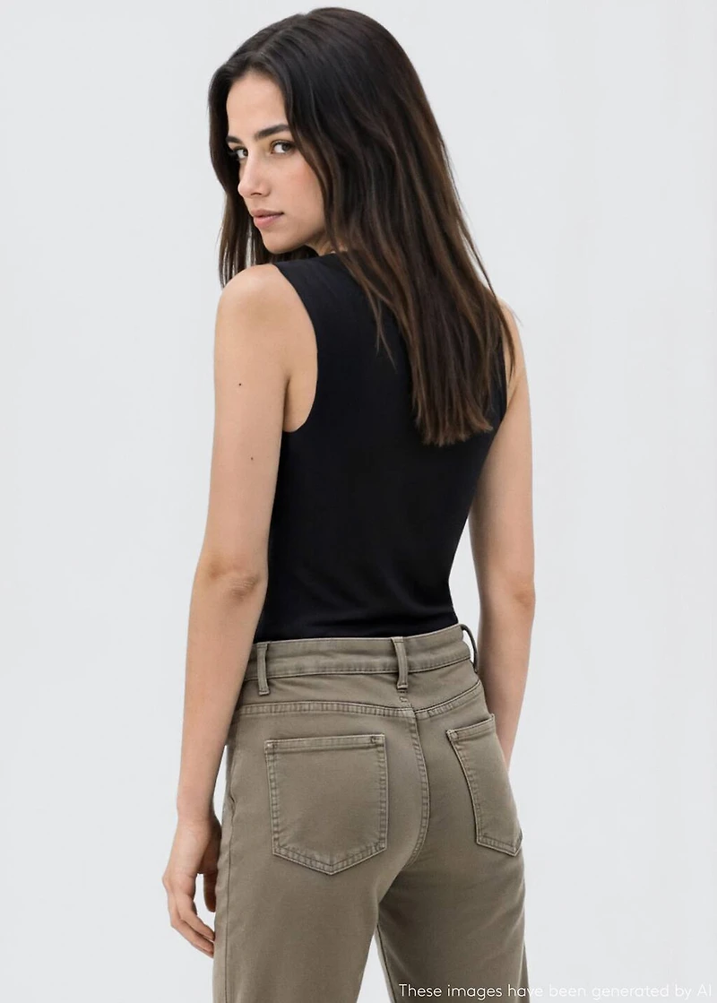 Plain strapless top